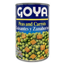 GOYA PEAS AND CARROTS 15 OZ can