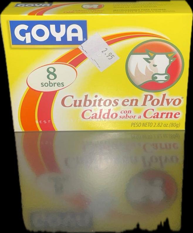 GOYA CUBITOS POLVO-BEEF 8/ 2.82 OZ