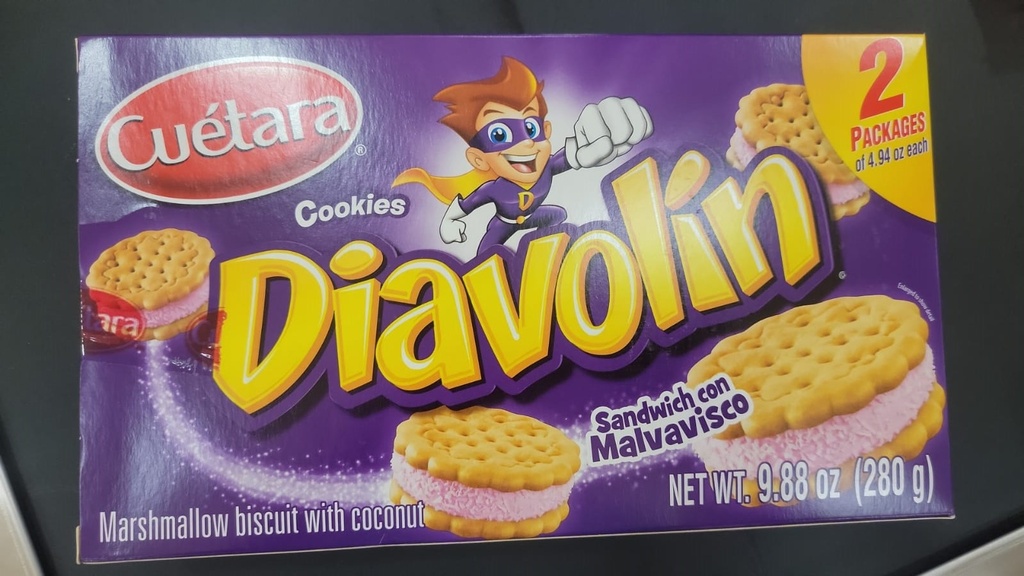 CUETARA DIAVOLIN COOKIES 9.88