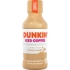 DUNKIN FRENCH VANILLA ICE COFFEE 13.07 OZ