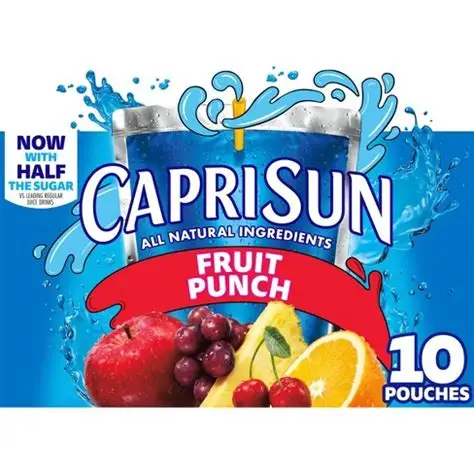 Caprisun Fruit Punch Box of 10  