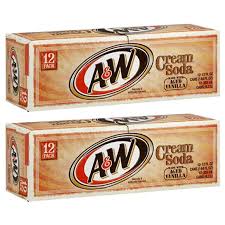  A&W Cream Soda 12 oz CASE OF 24