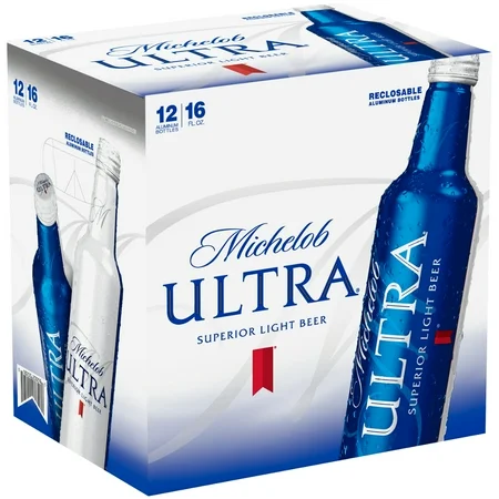 MICHELOB ULTRA BEER ALUMIN 16oz BOTTLE CASE OF (24)