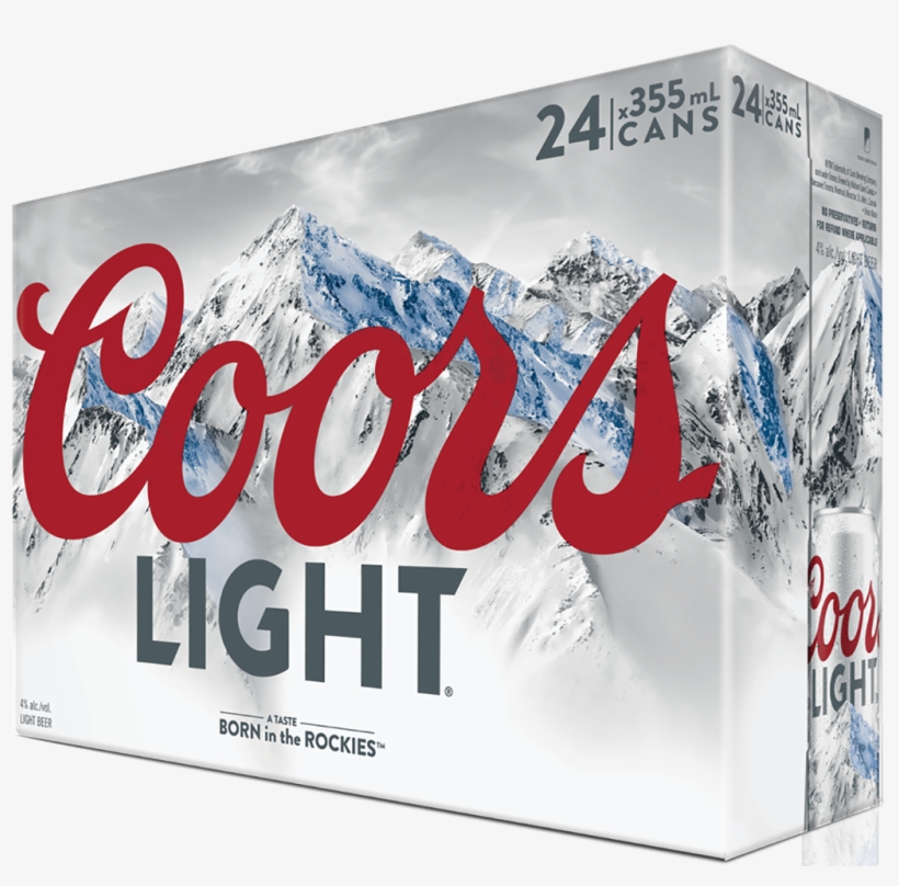 COORS LIGHT BEER ALUM 16oz BOTTLE CASE OF (24)