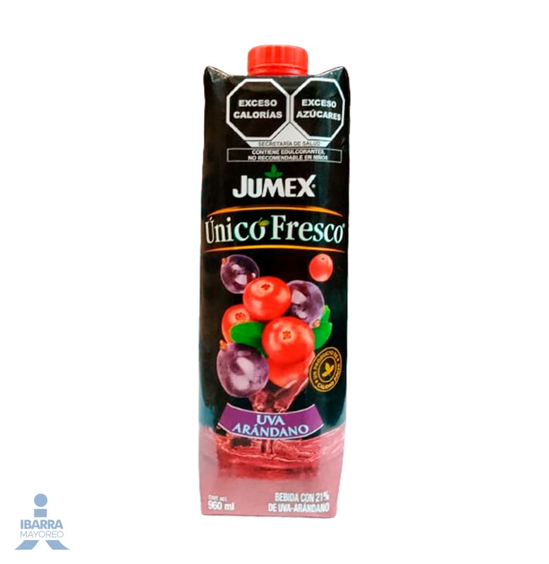 JUMEX UNICO FRESCO UVA ARANDANO 475ML
