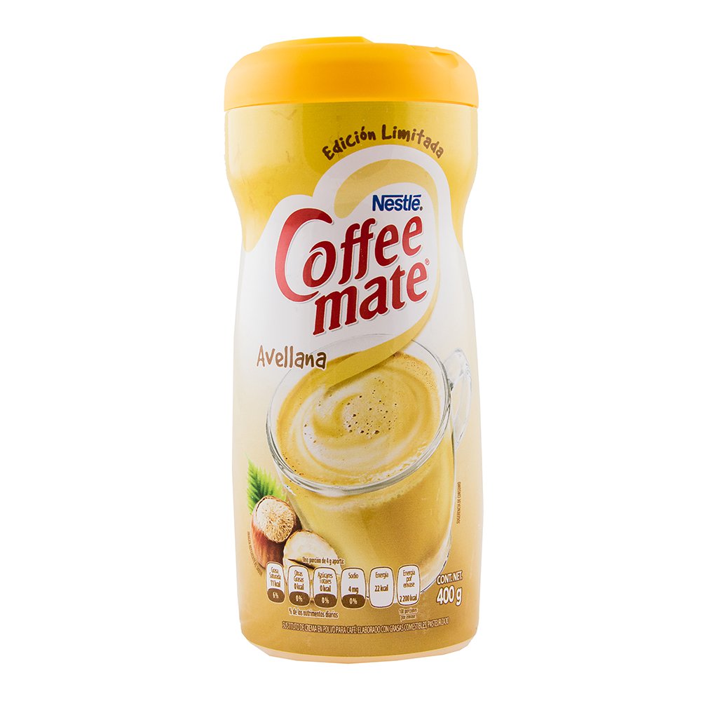 NESTLE COFFEE MATE CREAMER SABOR A AVELLANA 400G