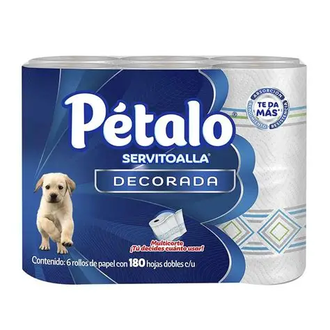 PETALO SERVITOALLA DECORADA 180 SHEETS