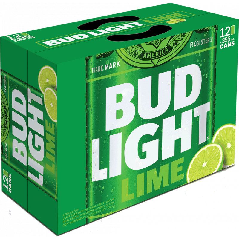 BUD LIGHT LIME SLIM CAN 12oz CASE OF 24