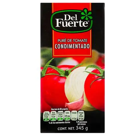 DEL FUERTE TETRA SEASONED TOMATO PUREE 345GM