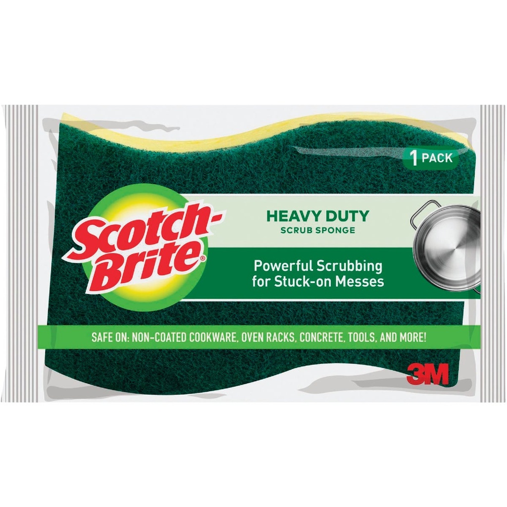 SCOTCH BRITE LARGE SPONGE FIBER 80*120MM 1PZA