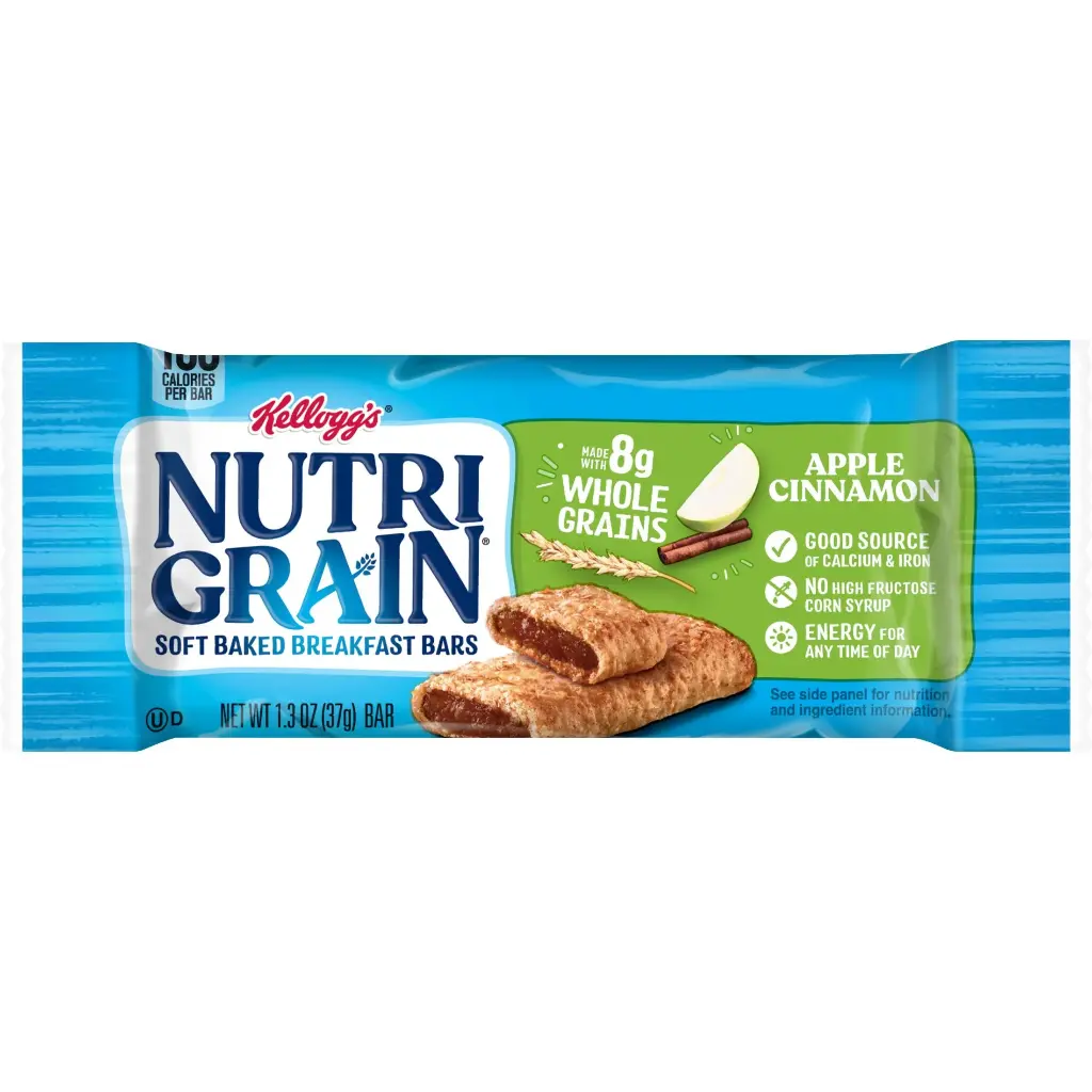 KELLOGG'S NUTRI-GRAIN SAPPLE CINNAMON BAR 1.3oz