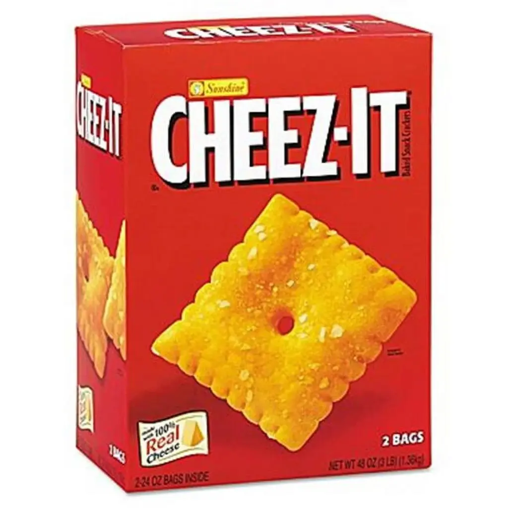 CHEEZ IT CRACKERS 48OZ FOR BOX OF 2PKS