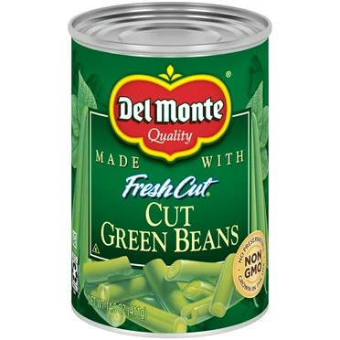 DEL MONTE FRESH CUT GREEN BEANS CAN 14.5oz