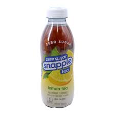 SNAPPLE PLASTIC LEMON TEA 16 FL OZ ZERO SUGAR