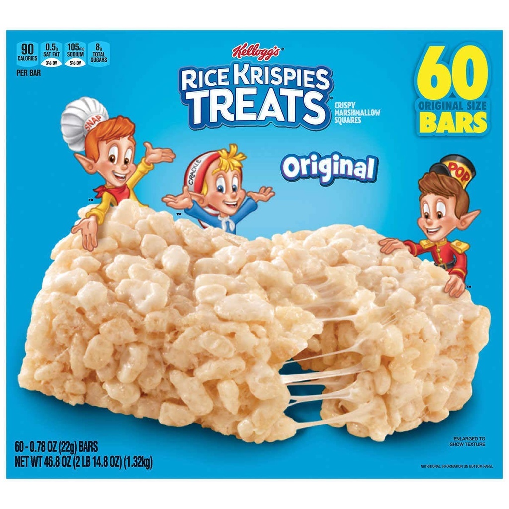 KELLOGGS RICE KRISPIE TRT 60 BARS