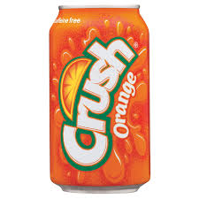 crush orange soda can 12oz