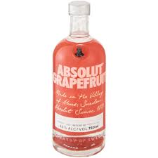 Absolut Grapefruit Vodka 1 Liter 40% Bottle 