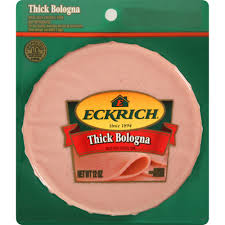Eckrich, Tick sliced Bologna, 9-12oz			
