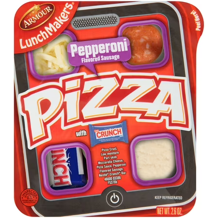 Armour Lunch Makers Pepperoni Sausage Pizza Cracker Crunchers, 18-2.67o							
