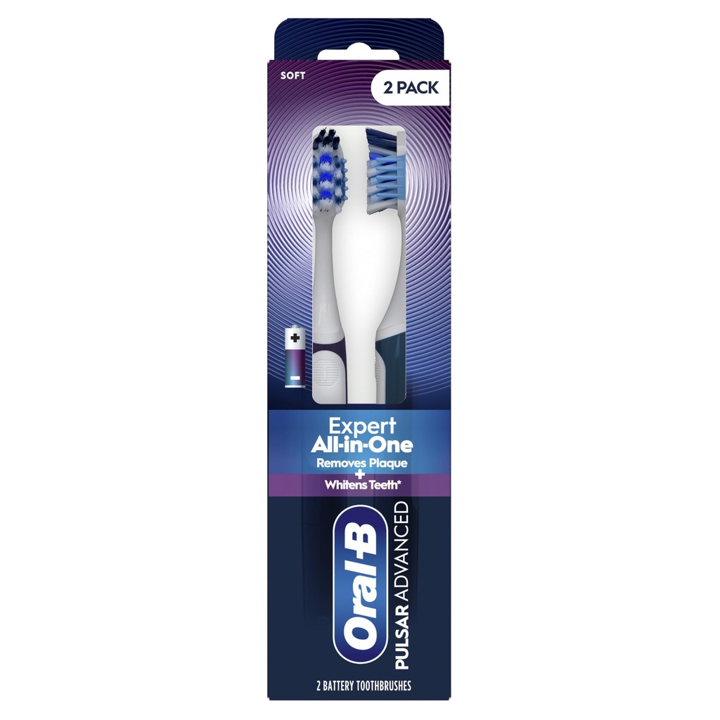 ORAL B ADVANCE TOOTH BRUSH 2 PACK