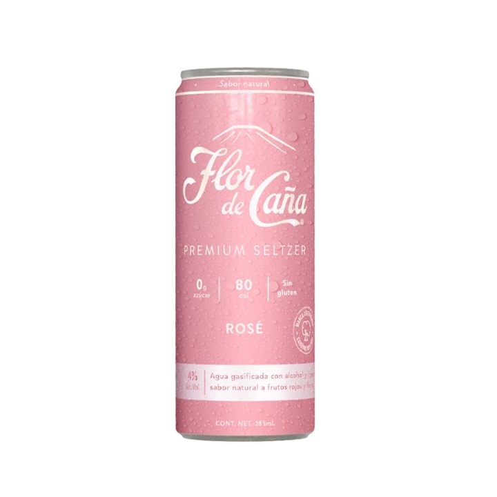 FLOR DE CANA SELTZER ROSE 355ML