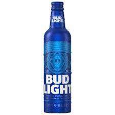 BUD LIGHT BEER ALUMINUM 16oz BOTTLE