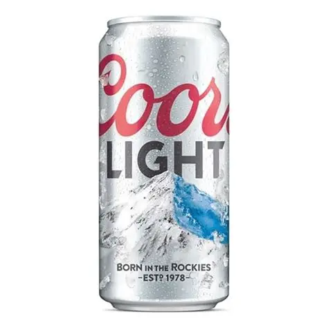COORS LIGHT BEER 12oz CAN