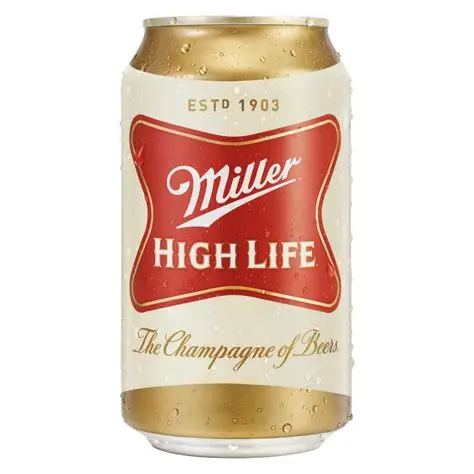 MILLER HIGH LIFE BEER 12oz CAN