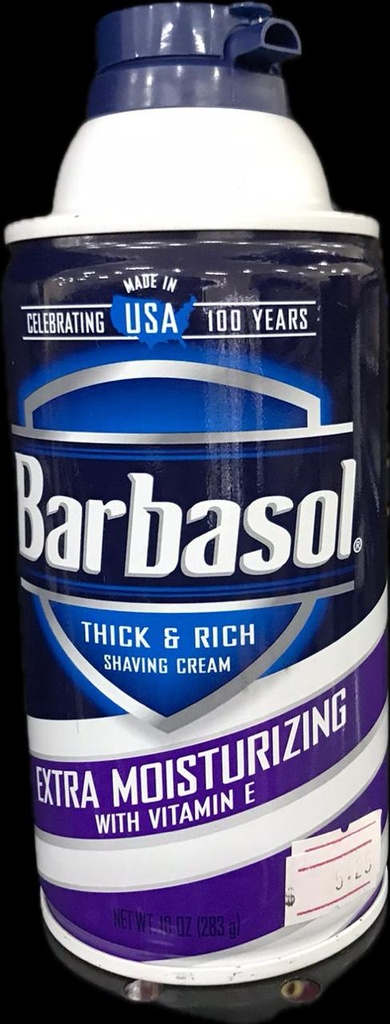 BARBASOL SHAVE CREAM 10oz EXTRA MOISTURIZING 