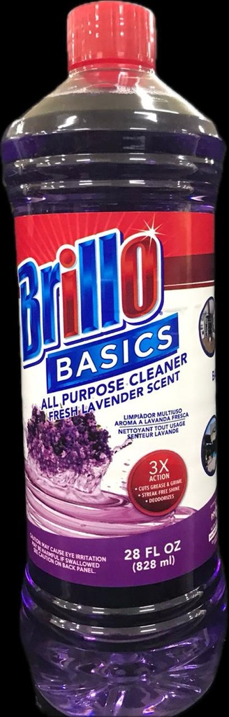 BRILLO FLOOR CLEANER LAVENDER   SCENT 28oz 