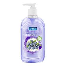 LUCKY  CLEAR LIQUID SOAP14oz BLUEBERRIES
