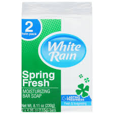 WHITE RAIN 2 BAR SOAP SPRINGFRESH 8.11 oz