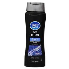 WHITE RAIN BODY WASH 15oz MENS  3IN1 COOL OCEAN WAVE