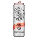 White Claw Hard  seltzer Ruby Grapefruit 19.2 oz