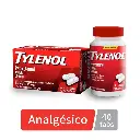 TYLENOL PARACETAMOL 40TABLETS 500MG