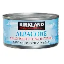 KIRKLAND ALBACORE SOLID WITH TUNA IN WATER 7oz 
